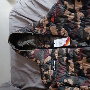 Ellesse Camo Jacket Size Med. NEW